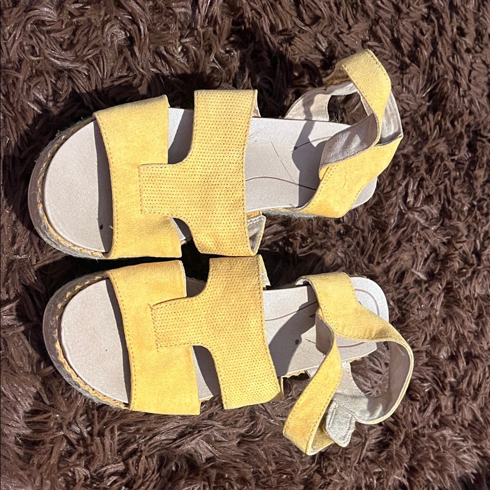 Yellow Kids Sandals